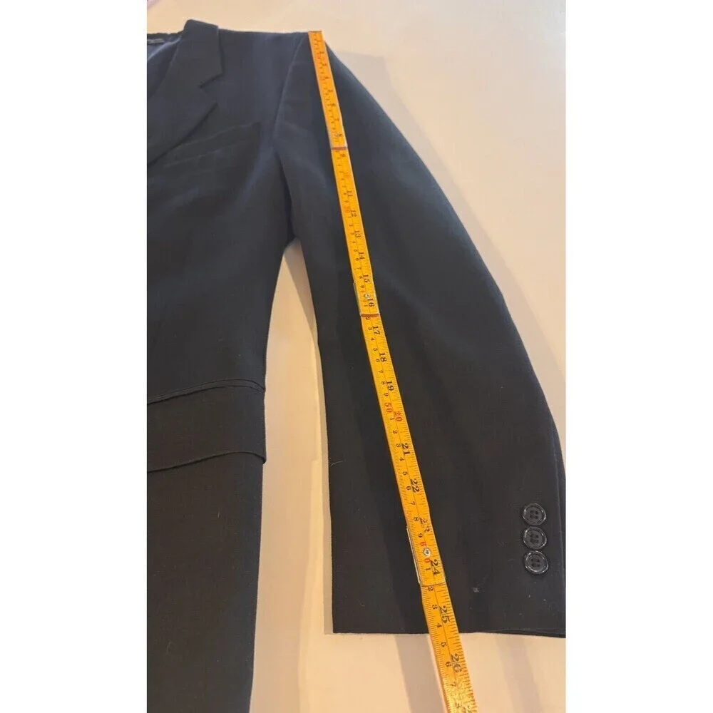 Philippe Laurent  Mens Suit Jacket Coat Set Pants  Black Size 42L